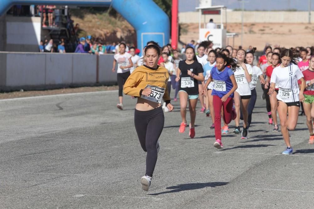 Cross Escolar Cartagena en el Circuito de Velocida