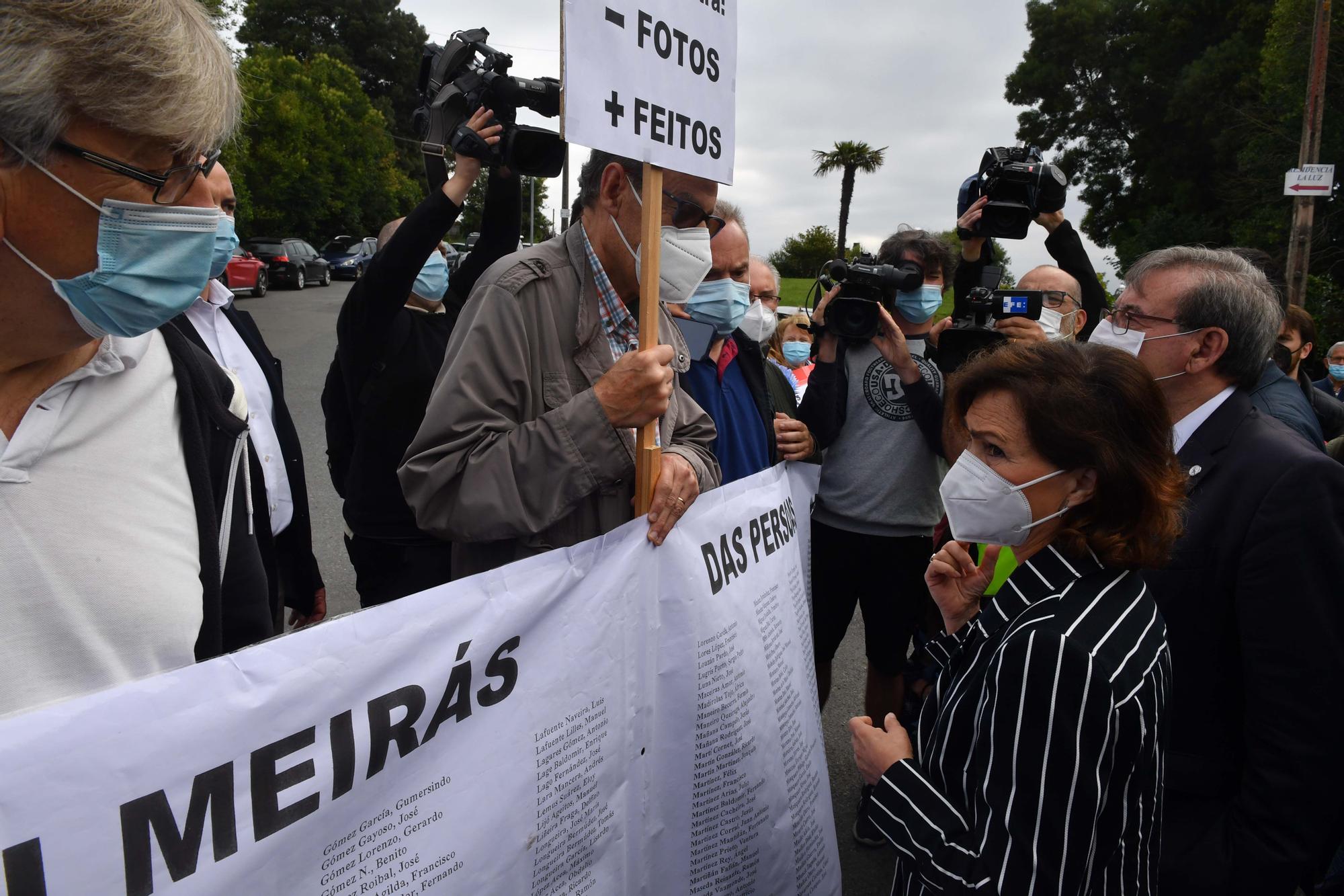 Acto oficial de la apertura de las jardines del pazo de Meirás