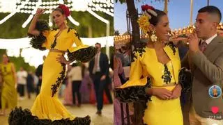 Un traje de Emma Prieto, de Plasencia, para la feria de abril de Sevilla se hace viral