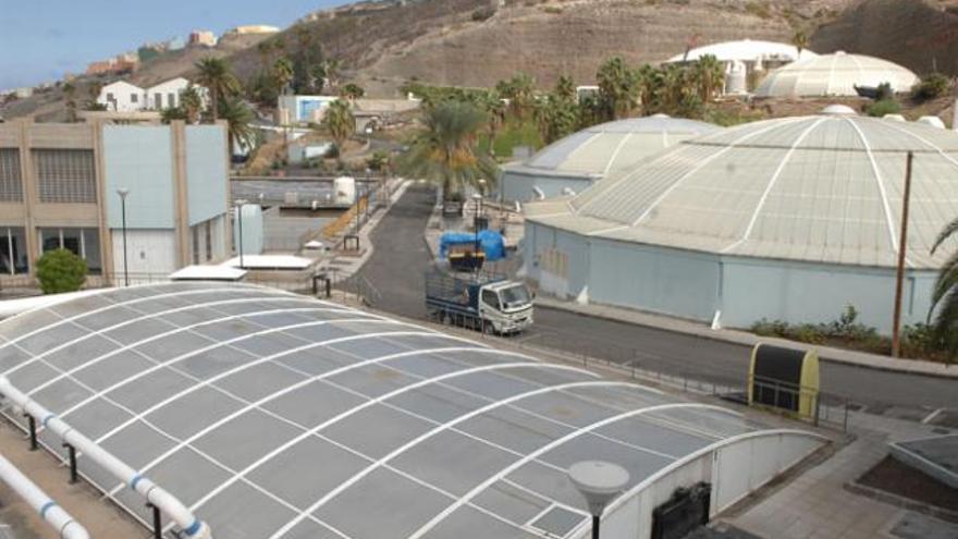 Instalaciones de la depurada de Barranco Seco, en Las Palmas de Gran Canaria. i LP/DLP