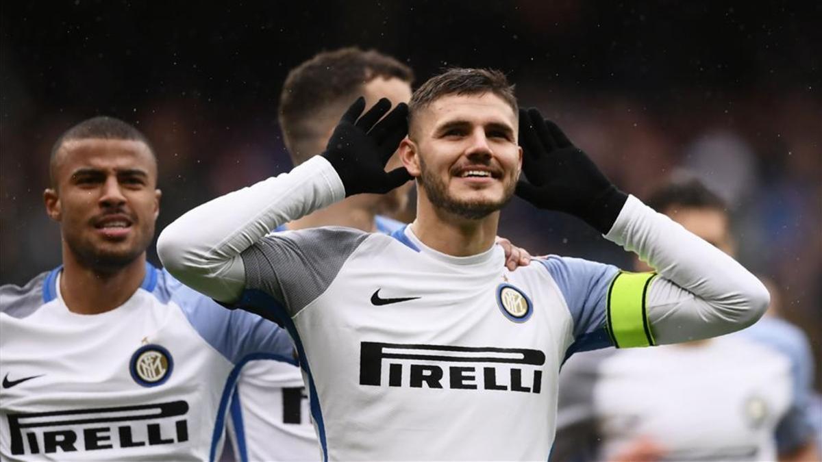 Mauro Icardi fue uno de los protagonistas de la jornada, con sus cuatro goles