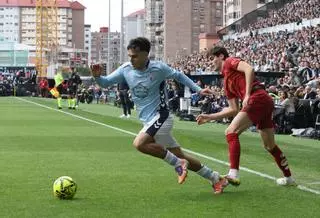El Celta pierde a Miguel Román por lesión para lo que resta de temporada