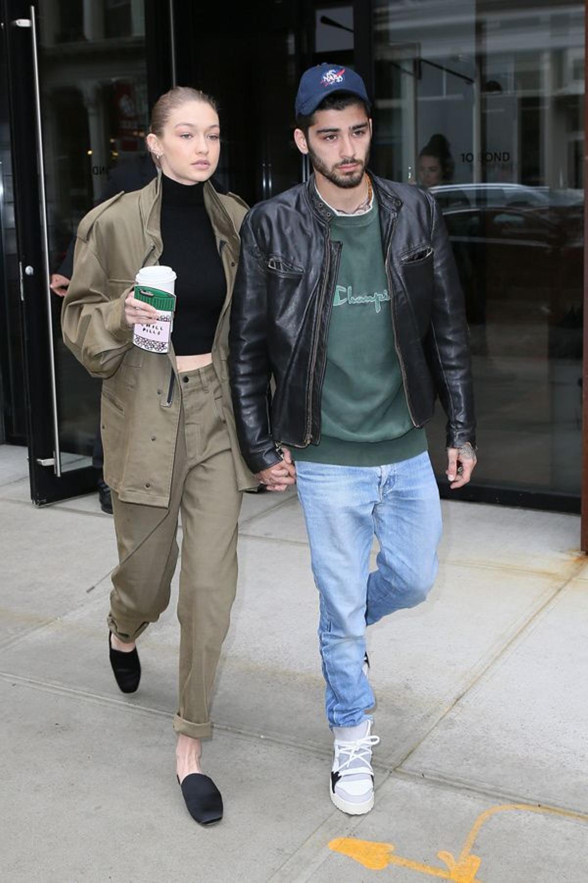 Gigi Hadid con Zayn Malik