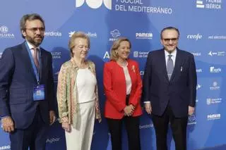 La presidenta del Banco Europeo de Inversiones, Nadia Calviño, en el Foro Mediterráneo