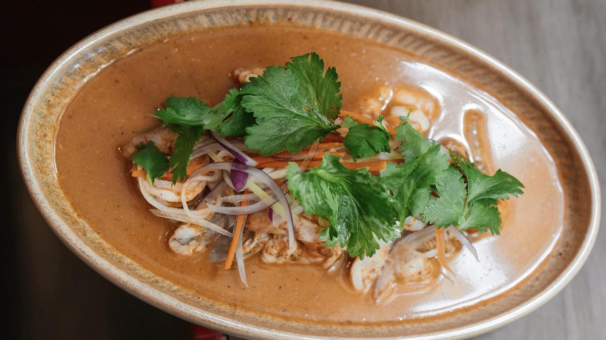 El sorprendente aguachile con cacahuetes de La Cantina.