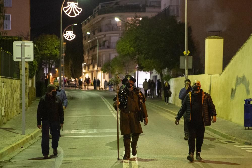 Arribada del Pare Pelegrí a Tossa de Mar