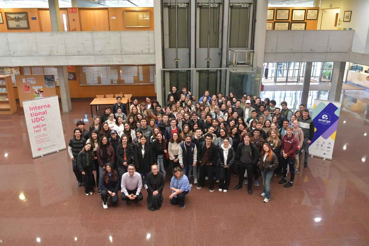Acto de bienvenida al alumnado extranjero en la facultad de Derecho de la Universidad de A Coruña