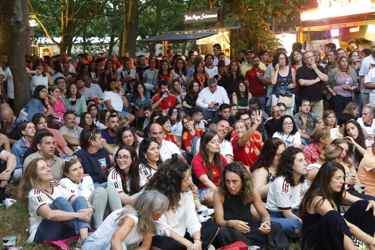Así se vivió el partido entre España y Bélgica