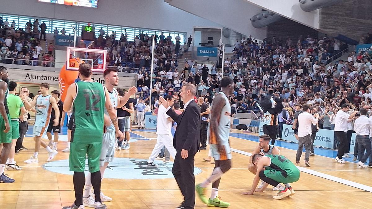 Fotogalería | Tristeza al final del partido entre el Cáceres y el Palmer Fotogalería | Tristeza al final del partido entre el Cáceres y el Palmer