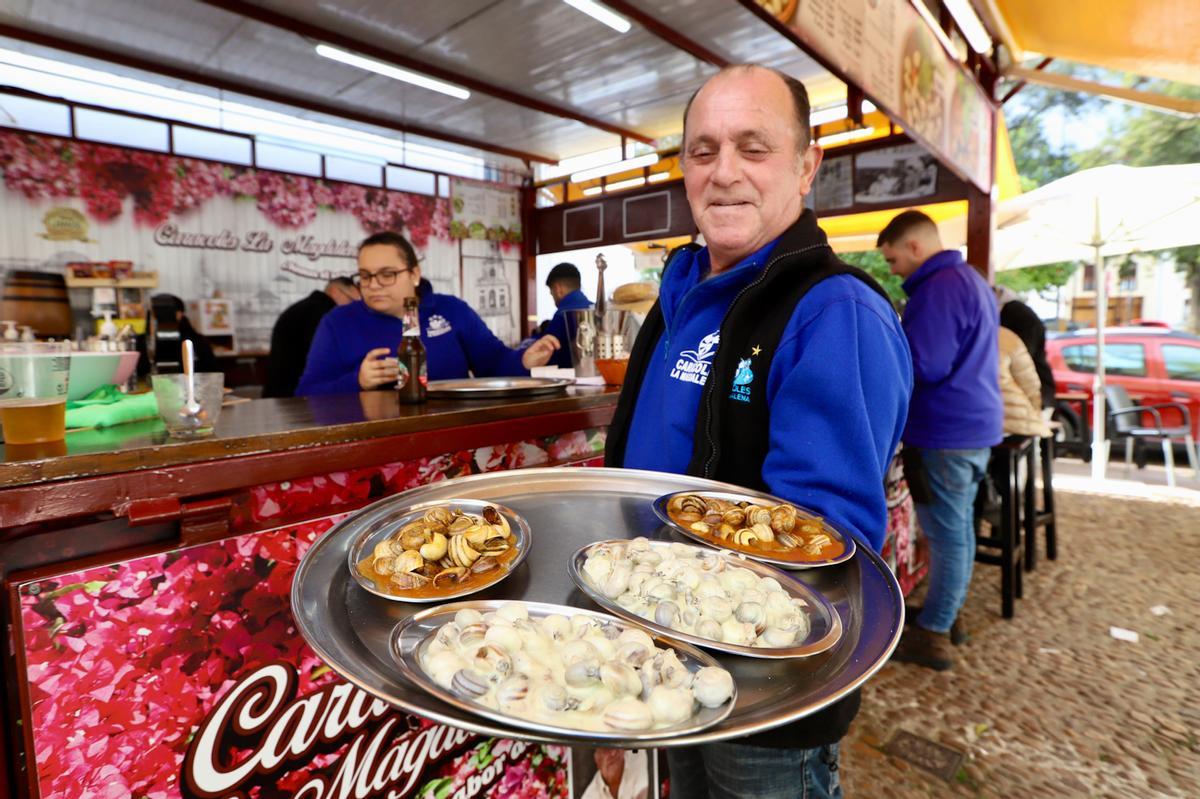 Los cordobeses, en busca de los caracoles