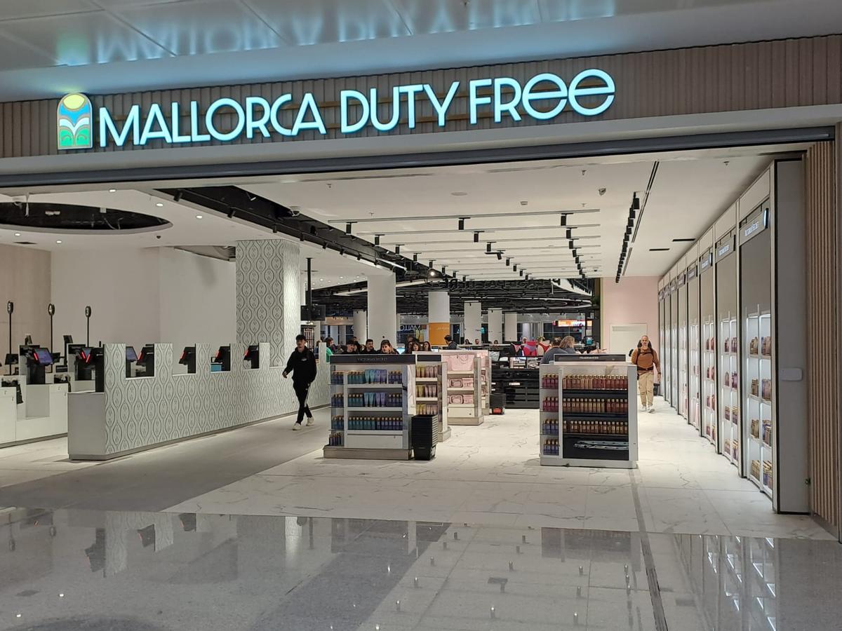 So sieht der neue Duty-free-Bereich am Flughafen auf Mallorca aus
