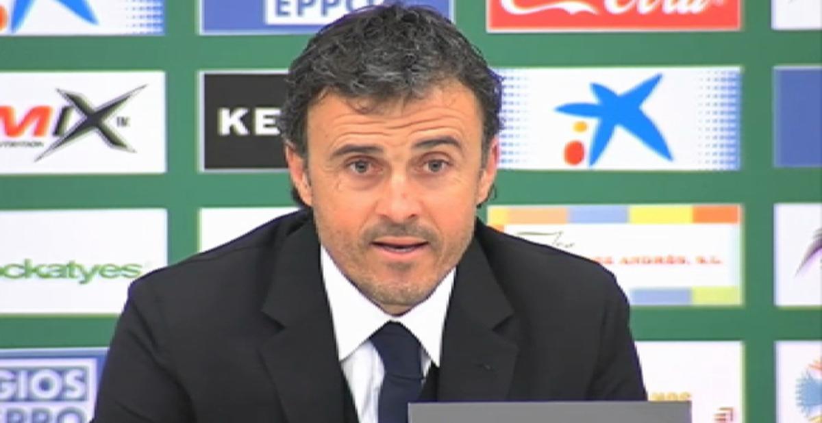 Luis Enrique puso en valor el triunfo del Barça en Elche