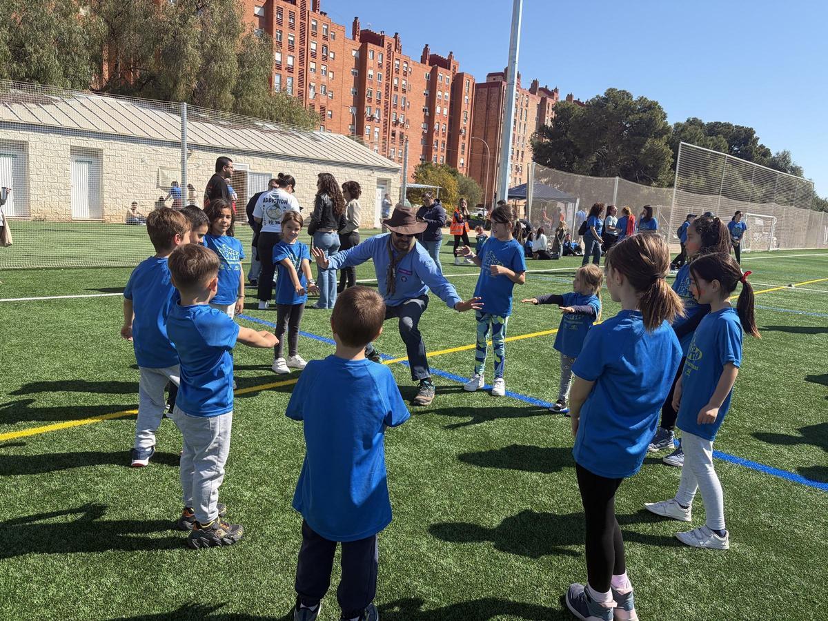 Una de las actividades organizadas por las familias del colegio San Gabriel para recaudar fondos