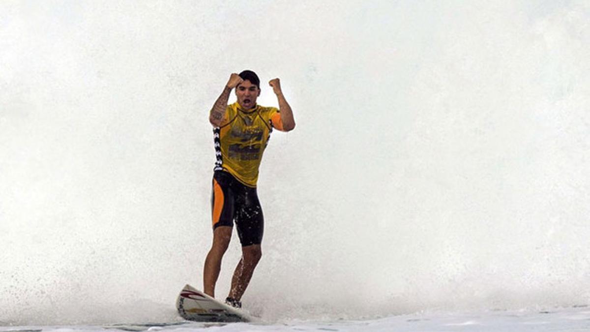 Gabriel Medina, al proclamarse campeón