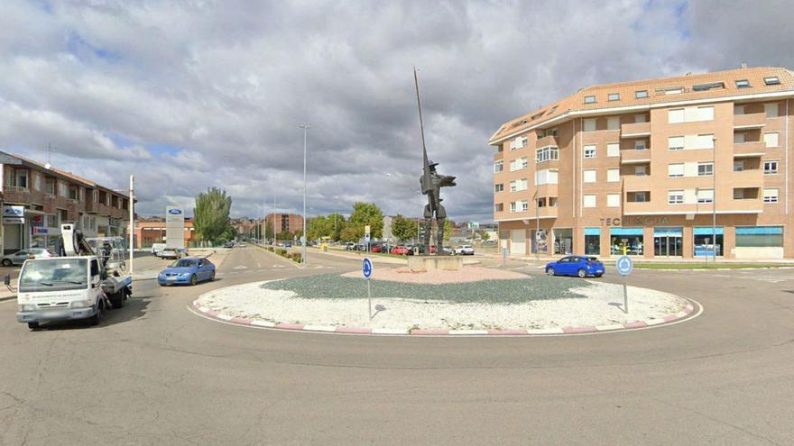 Glorieta de El Quijote, uno de los viales contemplados en la licitación. .