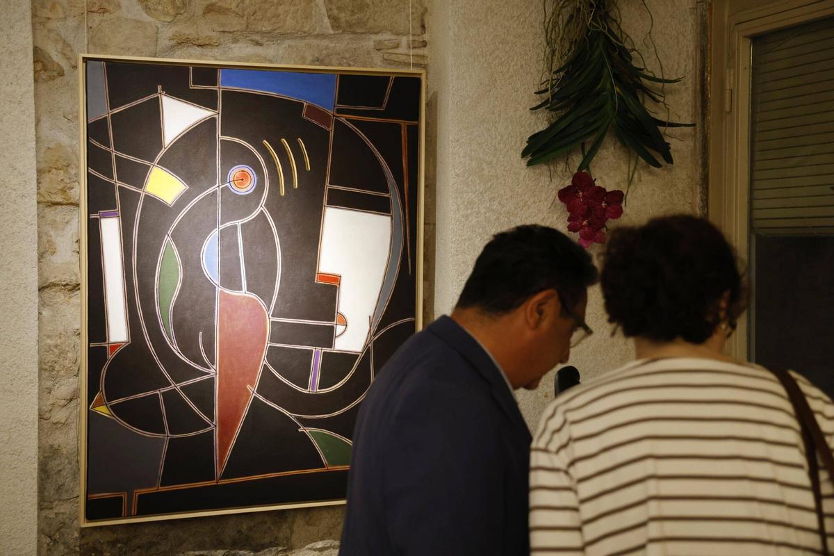 Les imatges de la inauguració de l'exposició "Nocturn-Diürn" a la galeria Mosaic Art de Girona