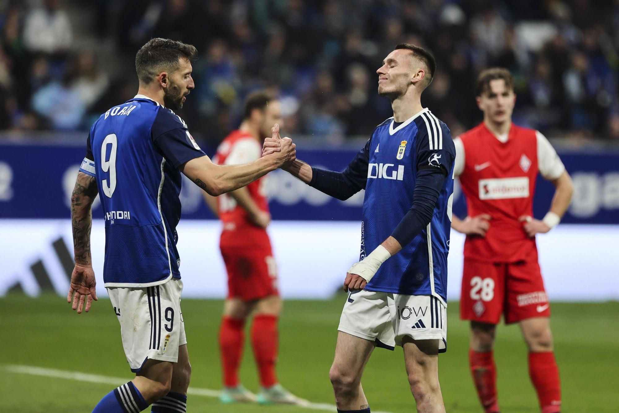 Así fue el partido entre el Real Oviedo y el Amorebieta