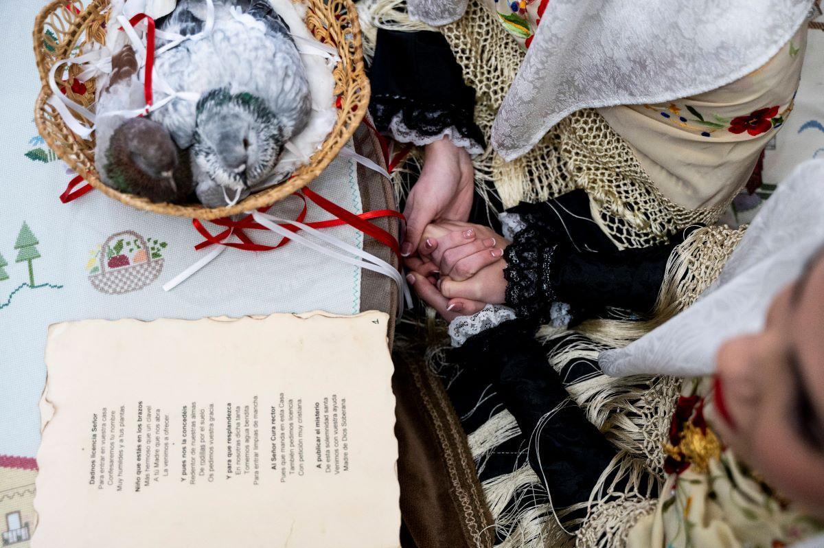El municipio cacereño de Monroy celebra su tradicional ceremonia de las Purificás