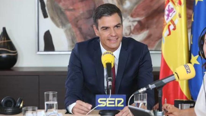 El president del Govern espanyol, Pedro Sánchez. De cara enfora, l&#039;Executiu socialista no es mou del seu posicionament