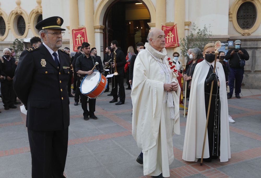 Procesión de Viernes Santo en el Port de Sagunt.