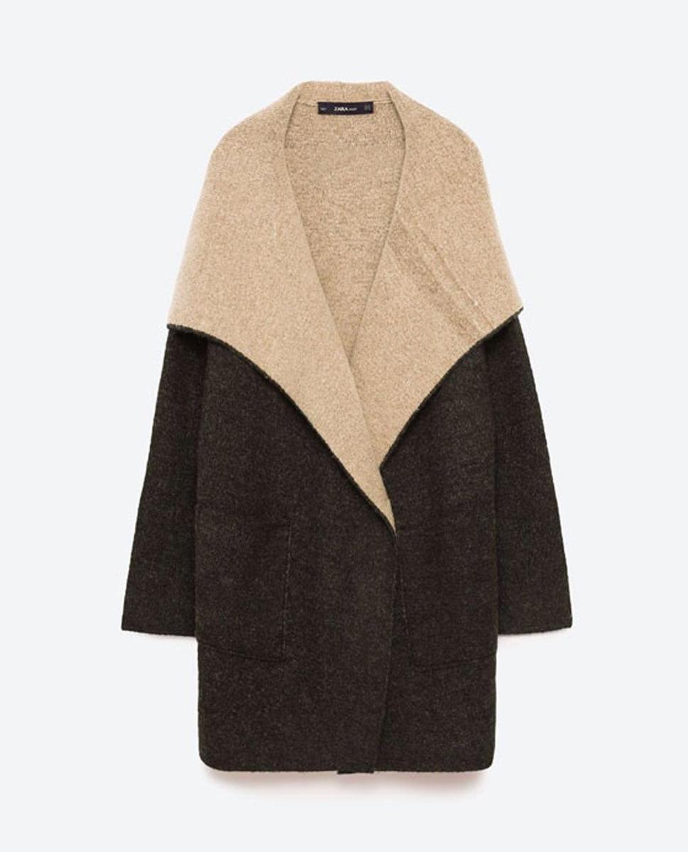Abrigo borreguito de Zara (Precio: 19, 99 euros)