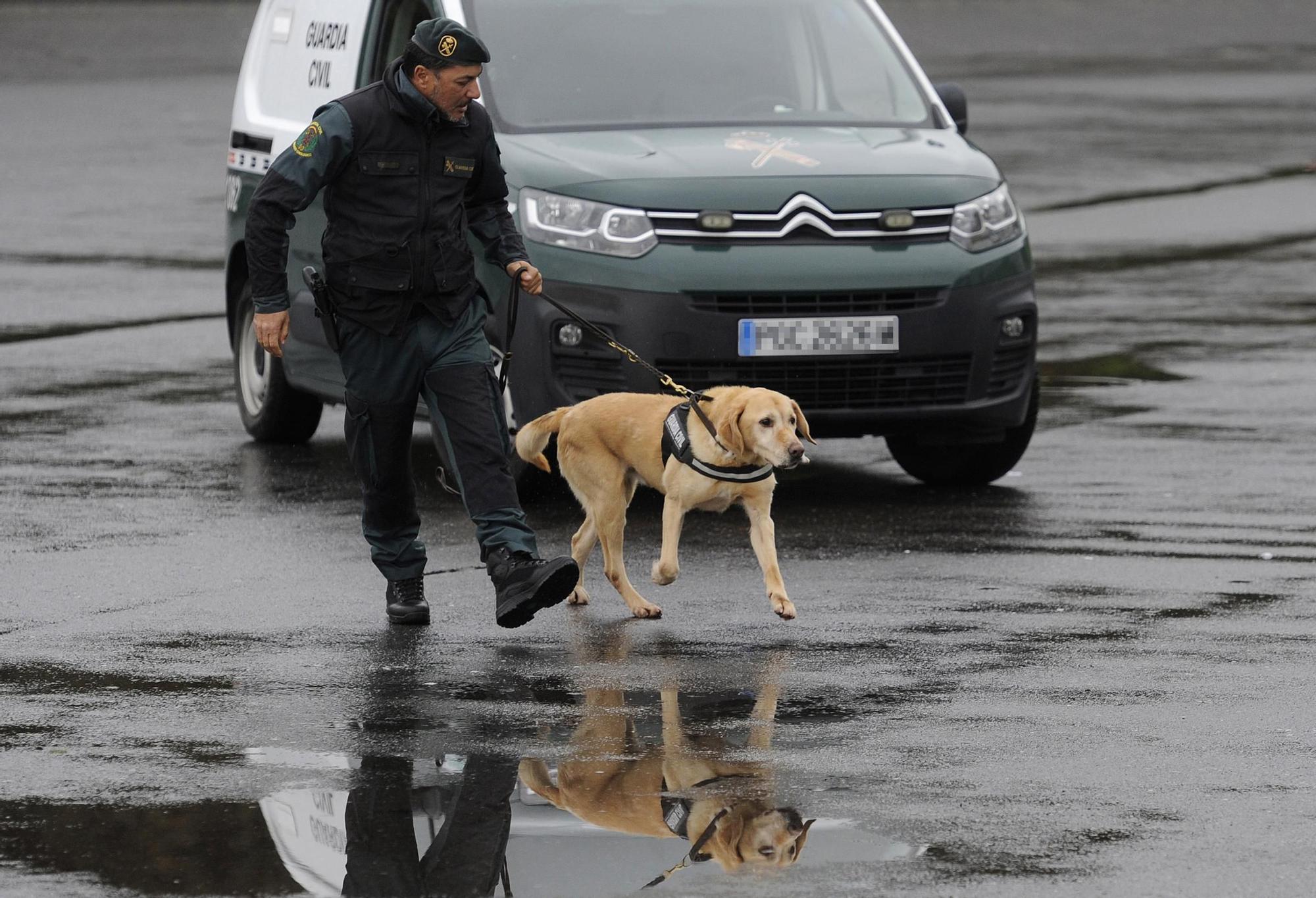 El simulacro de secuestro con arma blanca en Sedexpo, en imágenes