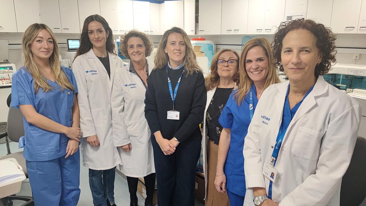 Equipo Banco de Sangre Vithas Málaga
