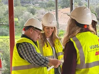 Las obras de la residencia para personas mayores de Andratx avanzan a buen ritmo.