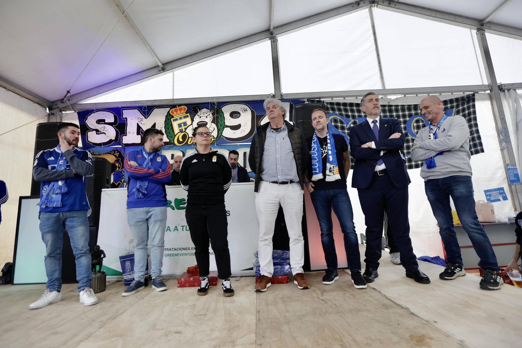 En imágenes: así fue el 98º aniversario del Real Oviedo en la previa del Tartiere