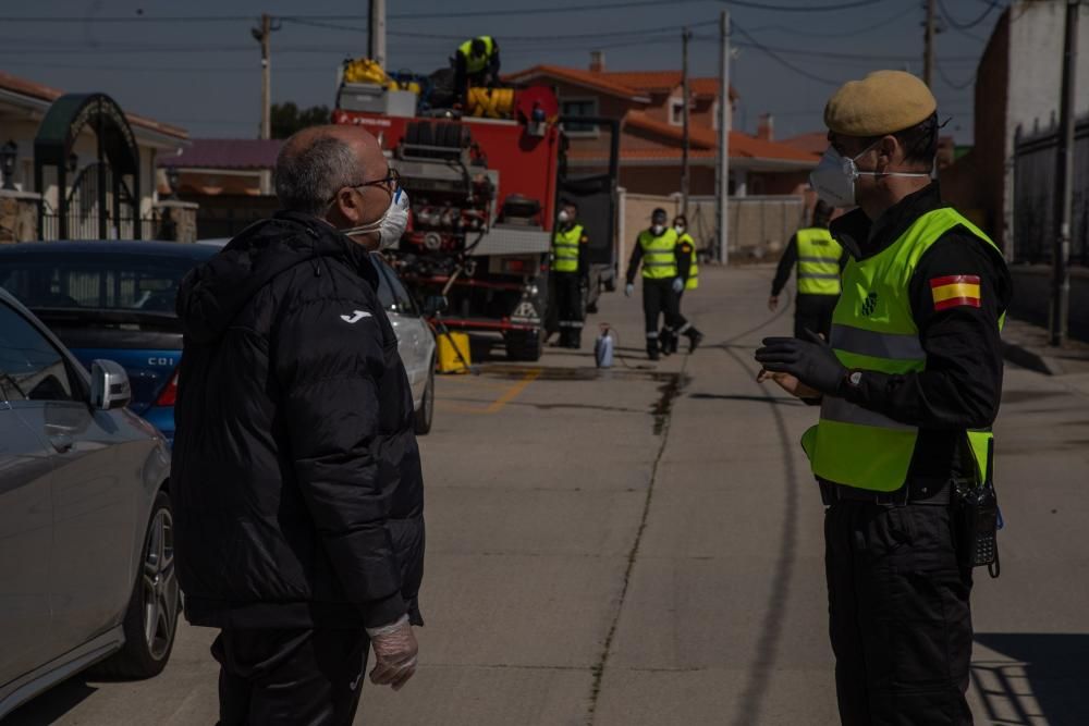 Así ha actuado la UME para la desinfección de las residencias de mayores en la provincia