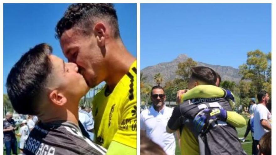 El beso gay que rompe moldes en el fútbol español