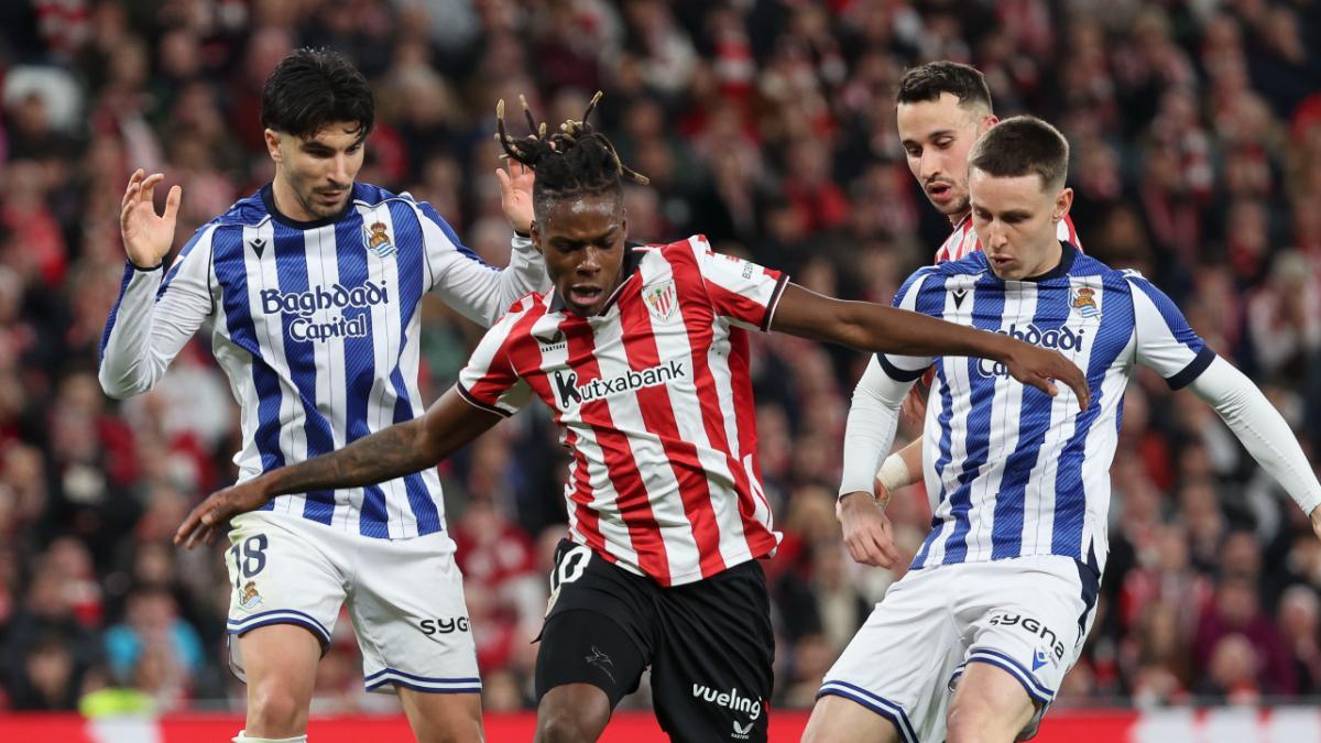 Athletic Club y Real Sociedad serán los encargados de inaugurar las semifinales de la Copa del Rey hoy miércoles 11 de febrero