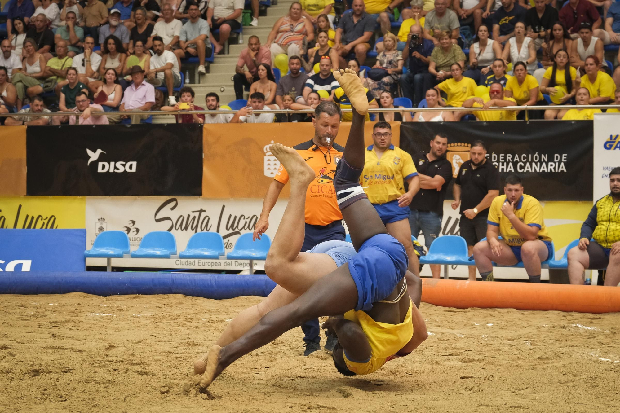Final del torneo DISA Gobierno de Canarias de Lucha