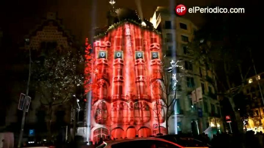 La casa Batlló, un festival de luces.
