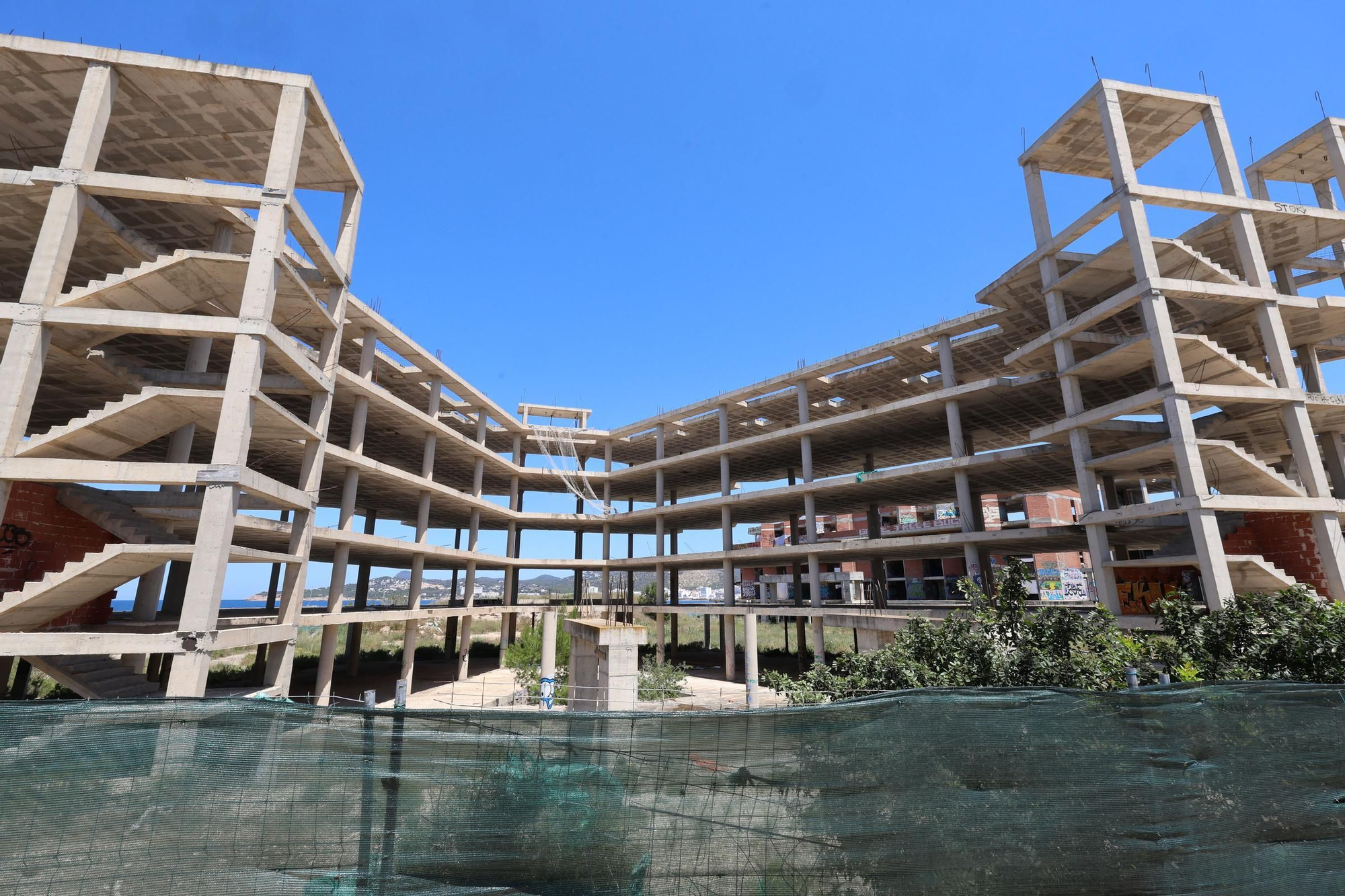 Sant Josep inicia el proceso para derribar la estructura de Punta Xinxó donde viven 87 personas