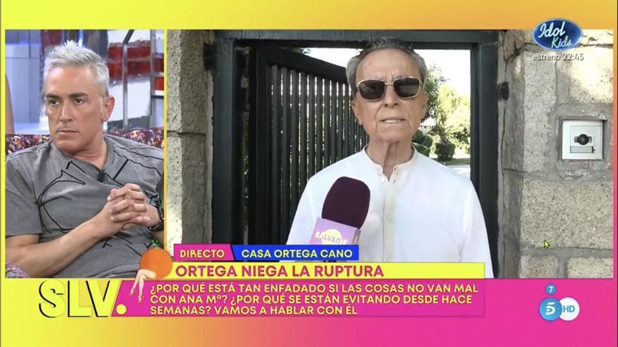 Ortega Cano entra en directo en &#039;Sálvame&#039; fuera de sí: &quot;A Telecinco le queda poco para acabar con mi vida&quot;