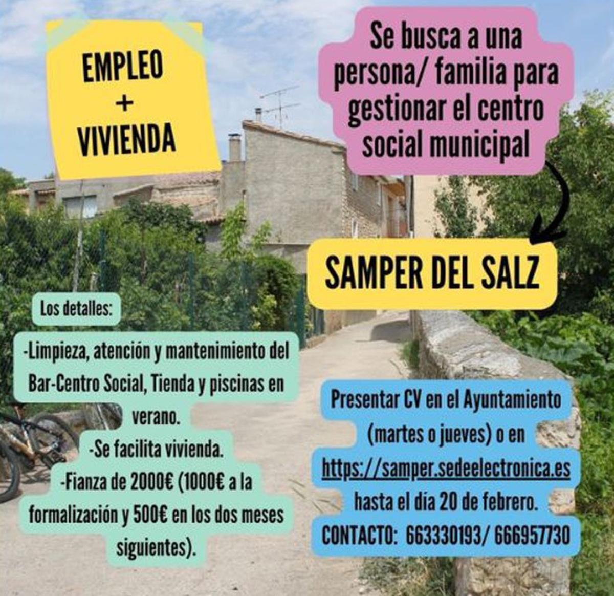 Nuevas ofertas de empleo con vivienda