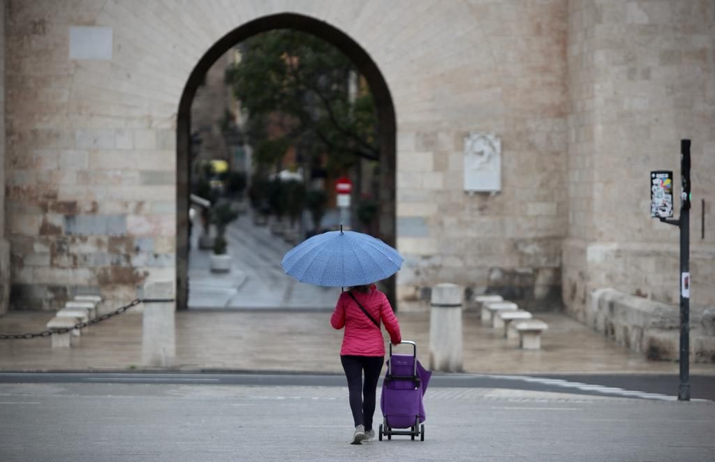 El tiempo en València: Lluvia par empezar el fin de semana