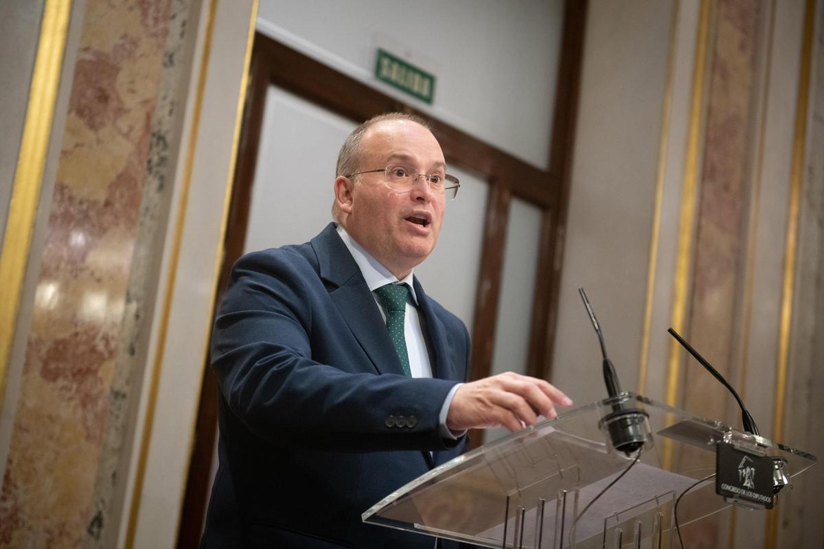El secretario general del PP, Miguel Tellado.