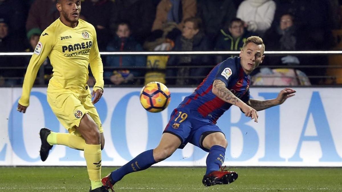 Lucas Digne, jugador del Barcelona