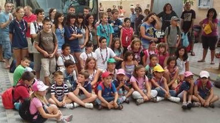 Cerca de medio centenar de pequeños participarán en Rubielos de Mora en la acampada del Grup Scout Tramuntana