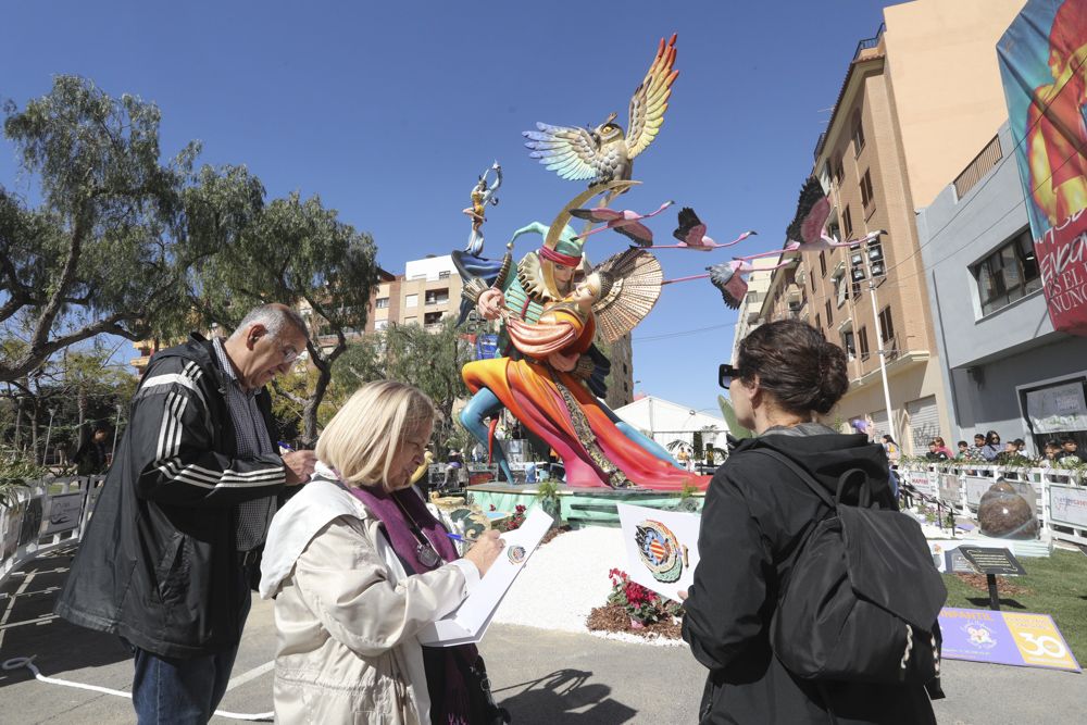 Recorrido por las fallas de la Sección Especial de Sagunt