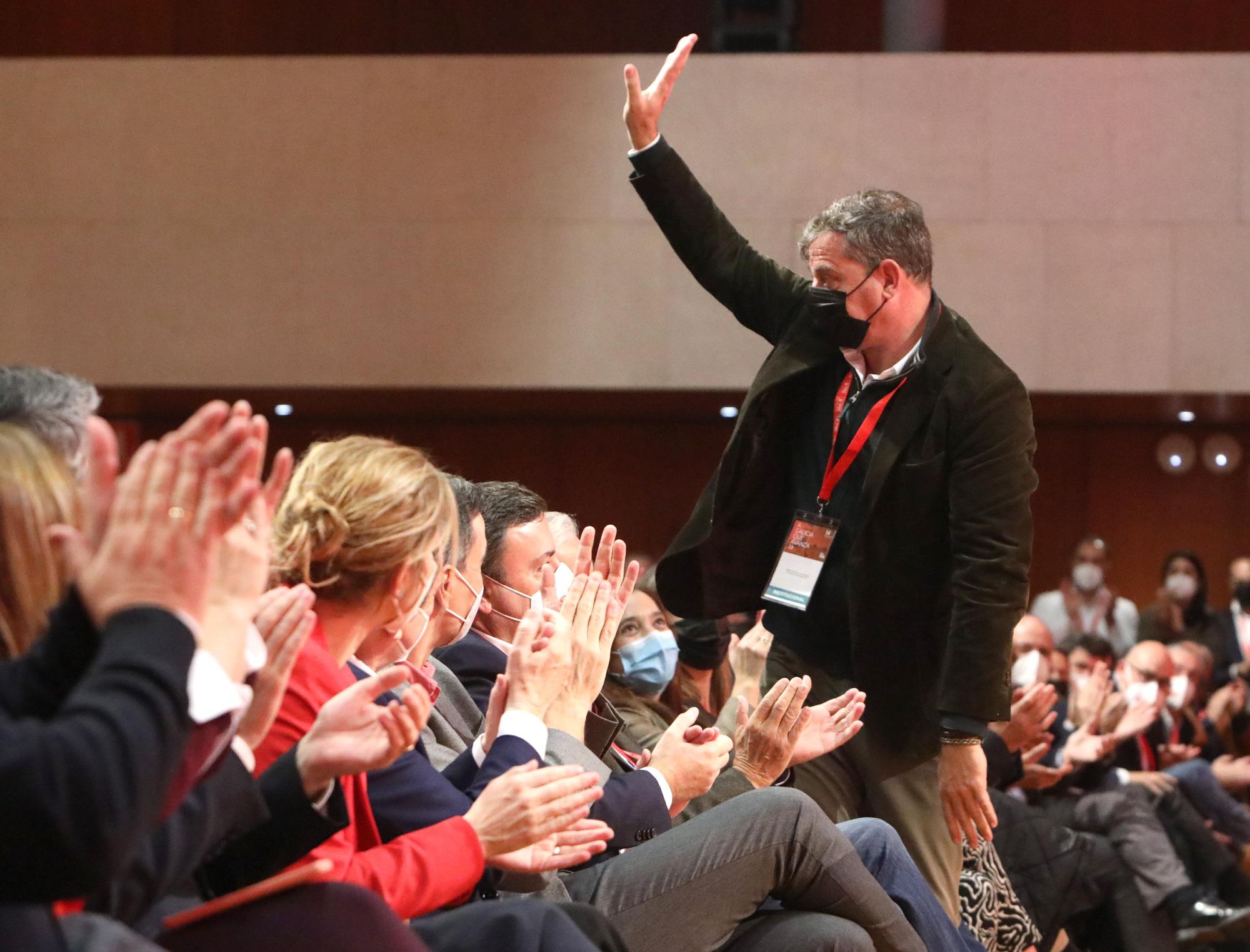 Pedro Sánchez clausura el congreso del PSdeG en Santiago