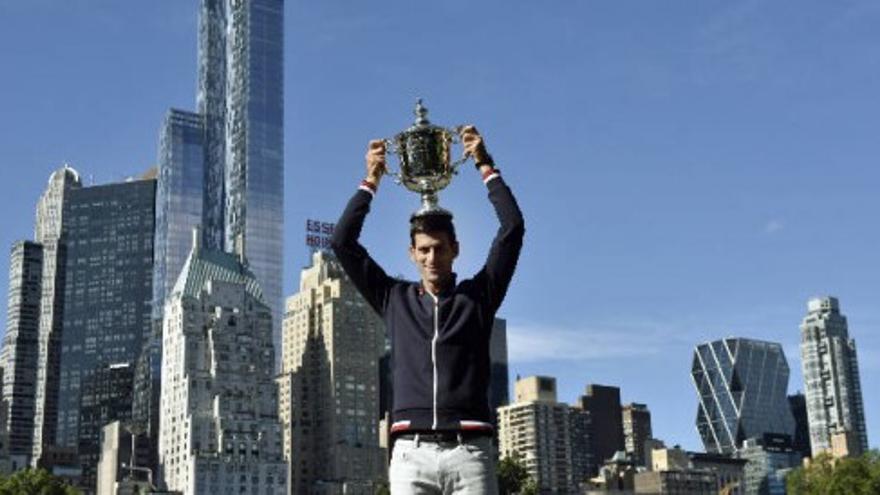 Novak Djokovic, feliz tras conquistar su segundo US Open