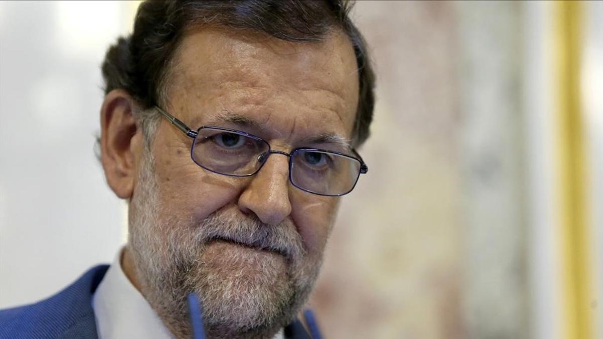 Mariano Rajoy, en el Congreso.