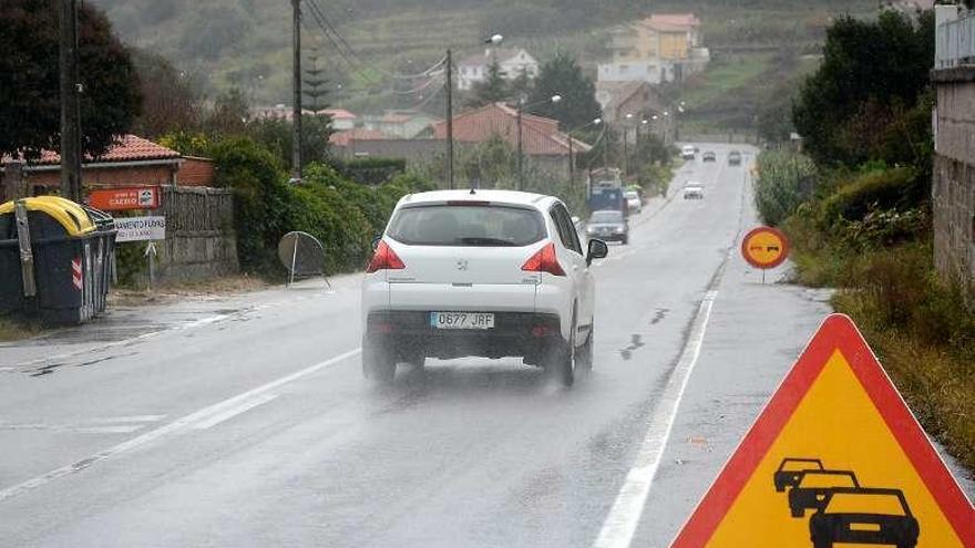 Recta de Samieira donde está proyectada la senda // Rafa Vázquez