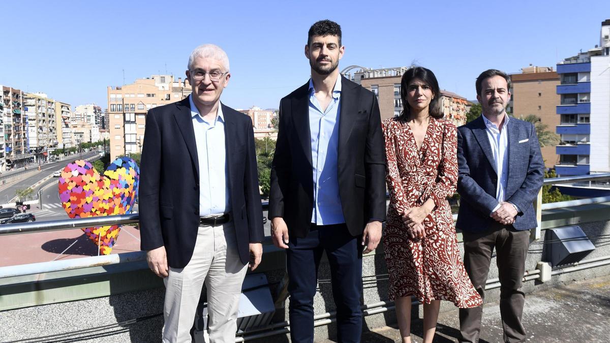 Los participantes de la mesa redonda, de izquierda a derecha: Rafael Florenciano, José Abellán, Iris Garrido y Juan García de Lara.