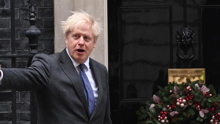 Una imagen de Boris Johnson.