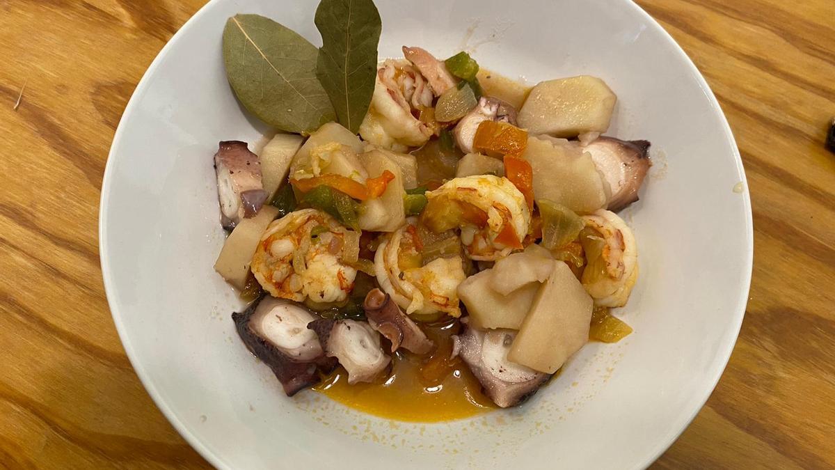 Pulpo y colas de langostino a la Mugardesa, entre las recetas atlánticas