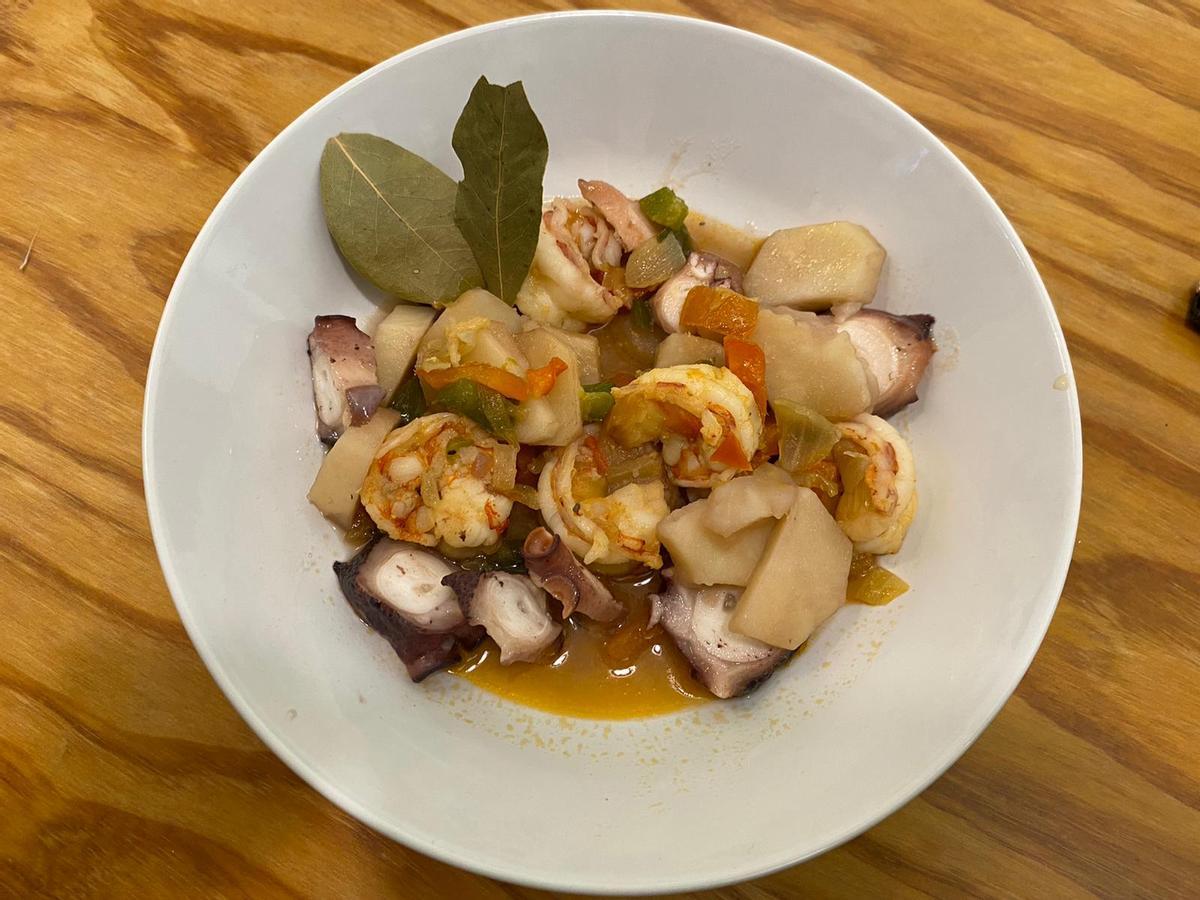 Pulpo y colas de langostino a la Mugardesa, entre las recetas atlánticas